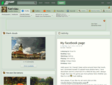 Tablet Screenshot of fuel-clau.deviantart.com