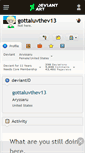 Mobile Screenshot of gottaluvthev13.deviantart.com