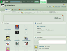 Tablet Screenshot of mrschanchara.deviantart.com