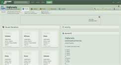Desktop Screenshot of orgdynasty.deviantart.com