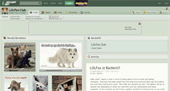 Desktop Screenshot of lolfox-club.deviantart.com