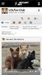 Mobile Screenshot of lolfox-club.deviantart.com
