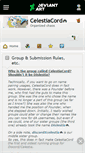 Mobile Screenshot of celestiacord.deviantart.com