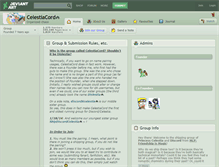 Tablet Screenshot of celestiacord.deviantart.com