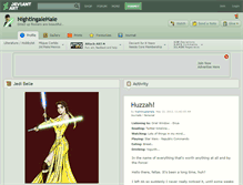 Tablet Screenshot of nightingalehale.deviantart.com