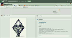 Desktop Screenshot of grendeldemon.deviantart.com