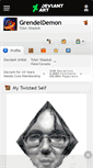 Mobile Screenshot of grendeldemon.deviantart.com