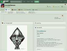 Tablet Screenshot of grendeldemon.deviantart.com