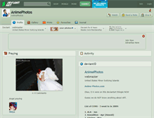 Tablet Screenshot of animephotos.deviantart.com