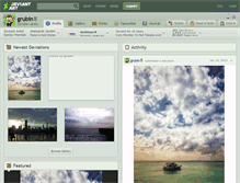 Tablet Screenshot of grubin.deviantart.com