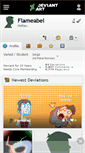 Mobile Screenshot of flameabel.deviantart.com