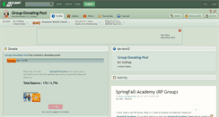 Desktop Screenshot of group-donating-pool.deviantart.com