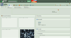 Desktop Screenshot of helios.deviantart.com