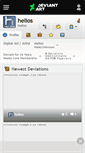 Mobile Screenshot of helios.deviantart.com