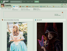 Tablet Screenshot of chatelier.deviantart.com