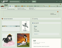 Tablet Screenshot of kiyei.deviantart.com