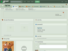Tablet Screenshot of big1tee.deviantart.com