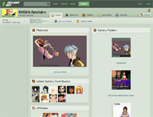 Tablet Screenshot of khgirls-fanclub.deviantart.com