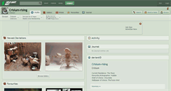 Desktop Screenshot of crisium-rising.deviantart.com