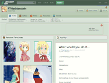 Tablet Screenshot of ft-liechtenstein.deviantart.com