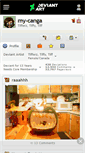 Mobile Screenshot of my-canga.deviantart.com