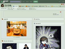 Tablet Screenshot of my-canga.deviantart.com