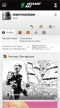 Mobile Screenshot of manmonkee.deviantart.com