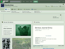 Tablet Screenshot of elenacurious.deviantart.com