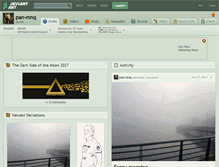 Tablet Screenshot of pan-mnq.deviantart.com