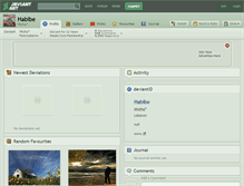 Tablet Screenshot of habibe.deviantart.com