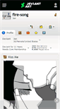 Mobile Screenshot of fire-song.deviantart.com
