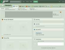 Tablet Screenshot of masequru.deviantart.com