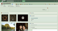 Desktop Screenshot of inconvenientlife.deviantart.com
