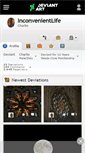 Mobile Screenshot of inconvenientlife.deviantart.com