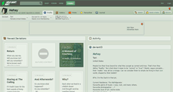 Desktop Screenshot of mehay.deviantart.com