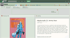 Desktop Screenshot of inkpulp.deviantart.com