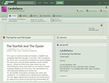 Tablet Screenshot of candledance.deviantart.com