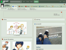 Tablet Screenshot of isshbev.deviantart.com