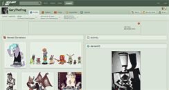 Desktop Screenshot of garythefrog.deviantart.com