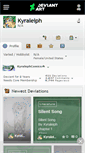 Mobile Screenshot of kyraleiph.deviantart.com