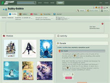 Tablet Screenshot of bubby-bobble.deviantart.com