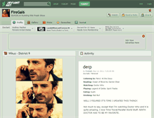 Tablet Screenshot of firegal6.deviantart.com