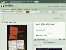 Tablet Screenshot of damntorren.deviantart.com