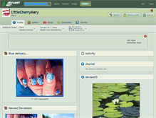 Tablet Screenshot of littlecherrymary.deviantart.com