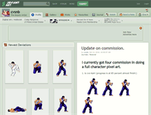 Tablet Screenshot of cvsnb.deviantart.com