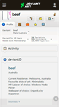 Mobile Screenshot of beef.deviantart.com