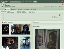 Tablet Screenshot of numiso.deviantart.com