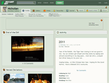 Tablet Screenshot of nicholian.deviantart.com