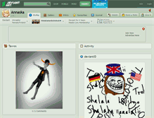 Tablet Screenshot of annaska.deviantart.com