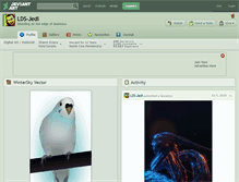 Tablet Screenshot of lds-jedi.deviantart.com